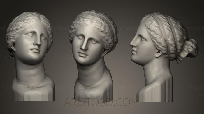 Busts and heads antique and historical (BUSTA_0201) 3D model for CNC machine